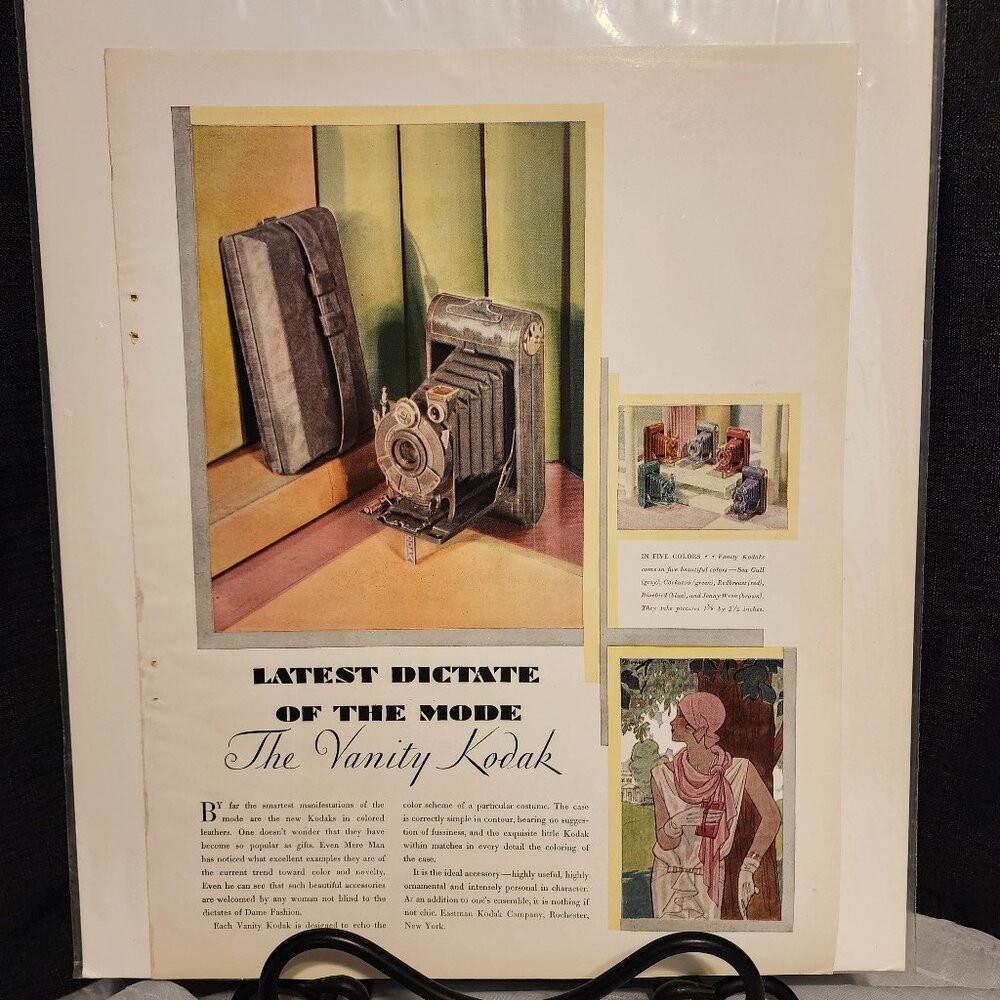 Kodak Camera Vintage Advertising - Art piece